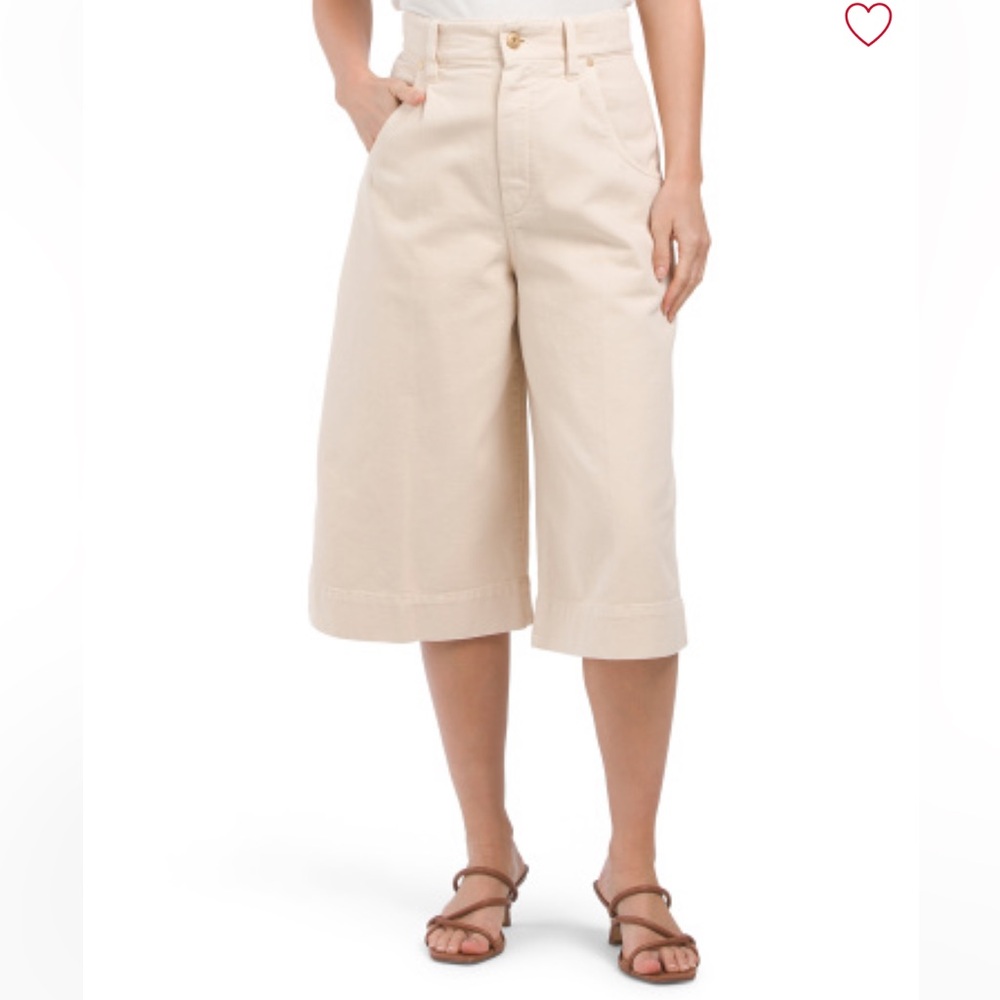 BRUNELLO CUCINELLI A LINE BERMUDA SHORTS JEANS TROUSERS EU 40 US 4 NWT